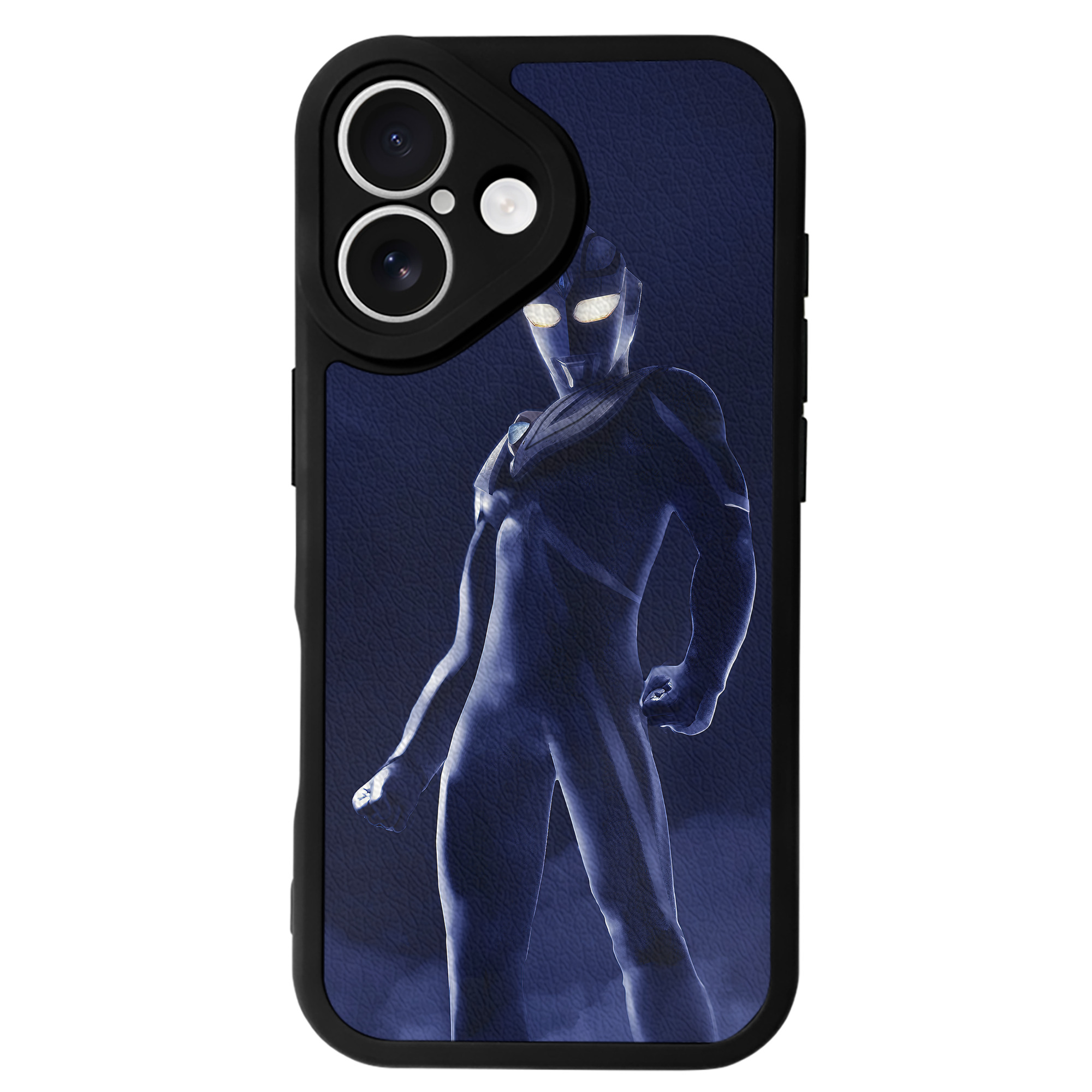 （画像用） ウルトラマン Ultraman 【iPhone 16シリーズ対応】シリコンスマホケース（レザー調） 材質：シリコン